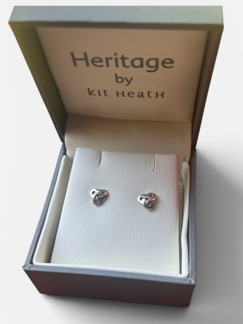 Heritage Silver Celtic Knot Stud Earrings